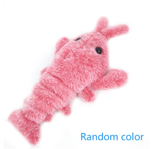 Pet Toys Electric Jumping Shrimp USB Charging Simulation Lobster Funny Cat Plush Pets Toy - Image 8